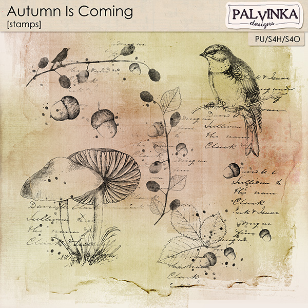 Autumn Is Coming Stamps