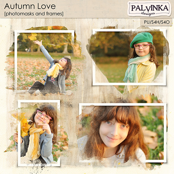 Autumn Love Photomasks and Frames