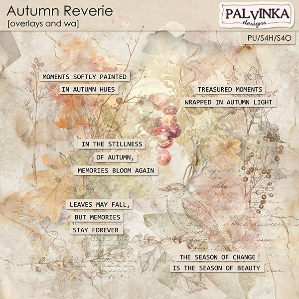 Autumn Reverie Overlays and WA
