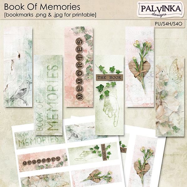 Book Of Memories Bookmarks