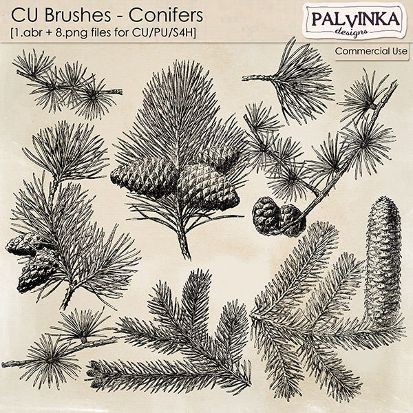 CU Brushes - Conifers