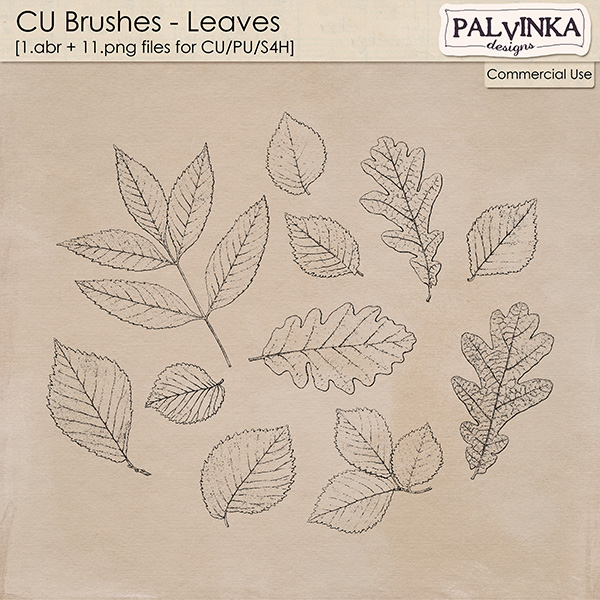 CU Brushes - Leaves