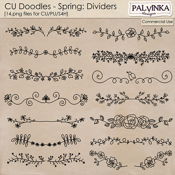 CU Doodles - Springs Dividers