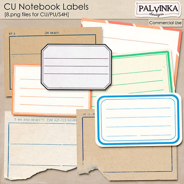 CU Notebook Labels