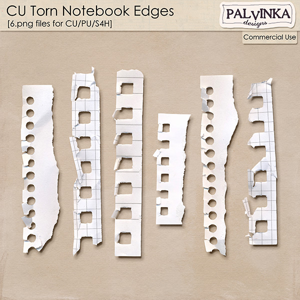 CU Torn Notebook Edges
