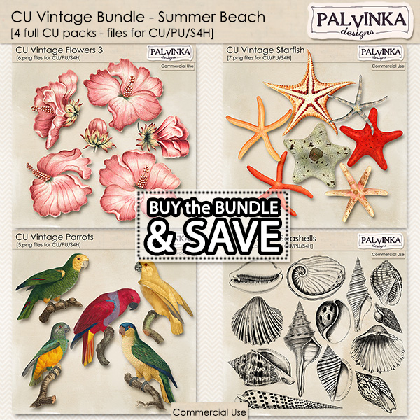 CU Vintage Bundle - Summer Beach