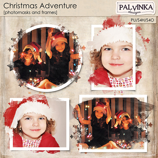 Christmas Adventure Photomasks and Frames