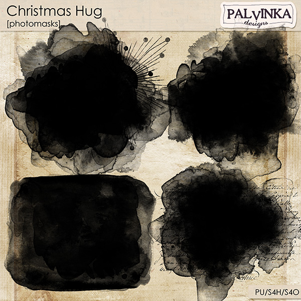 Christmas Hug Photomasks