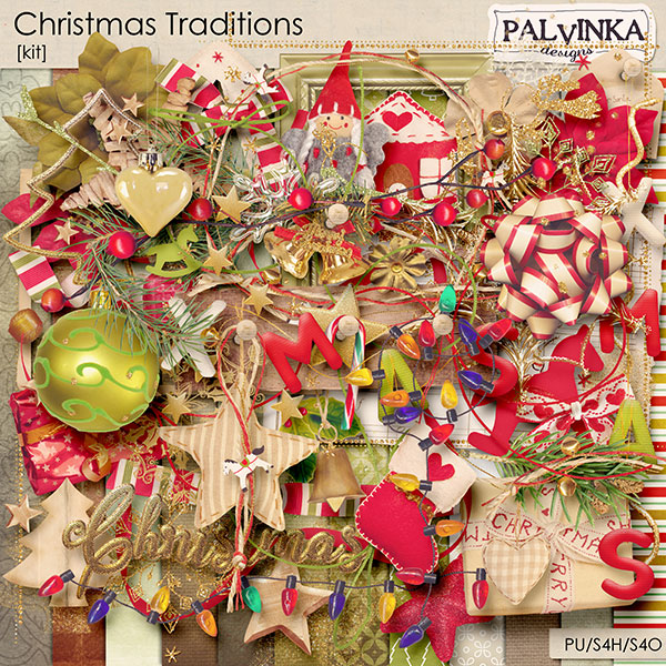 Christmas Traditions Kit and Alpha