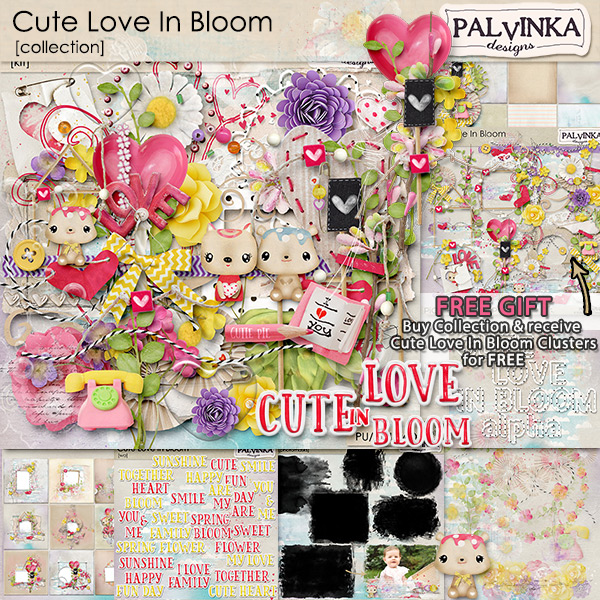 Cute Love In Bloom Collection + Free Gift