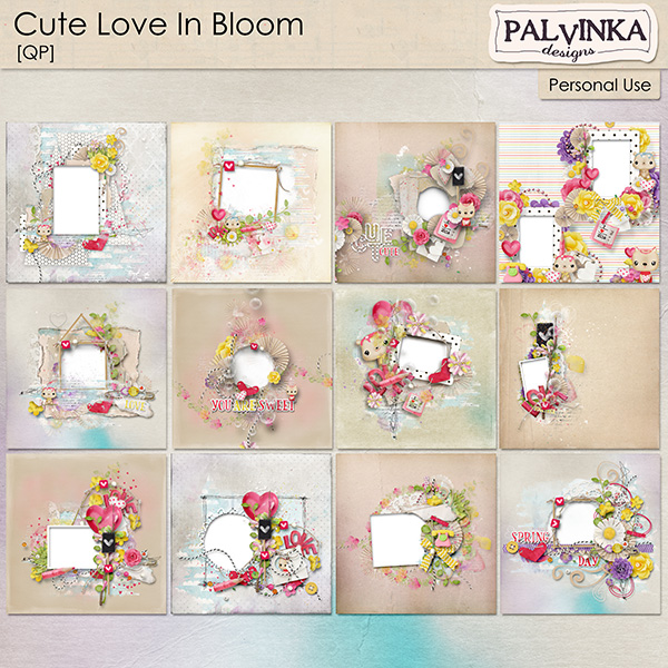 Cute Love in Bloom QP