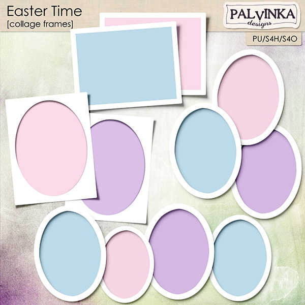 Easter Time Collage Frames