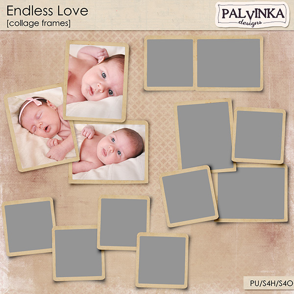 Endless Love Collage Frames