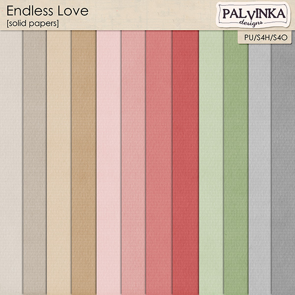 Endless Love Solid Papers