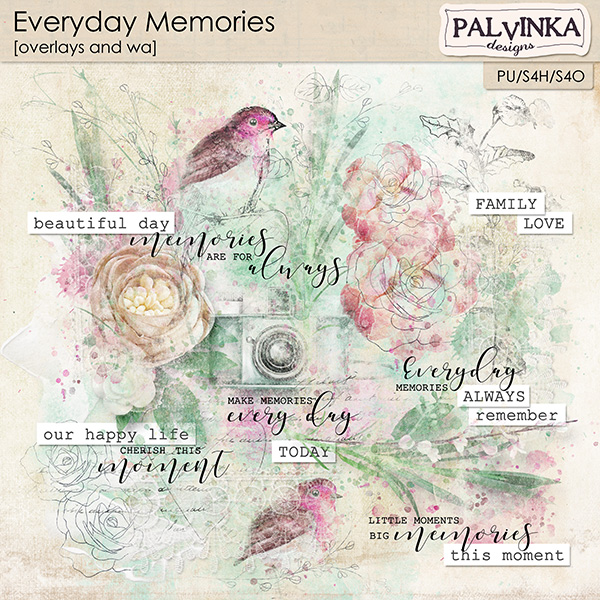 Everyday Memories Overlays and WA