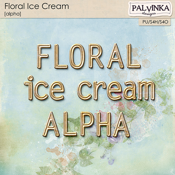 Floral Ice Cream Alpha