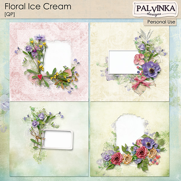 Floral Ice Cream QP