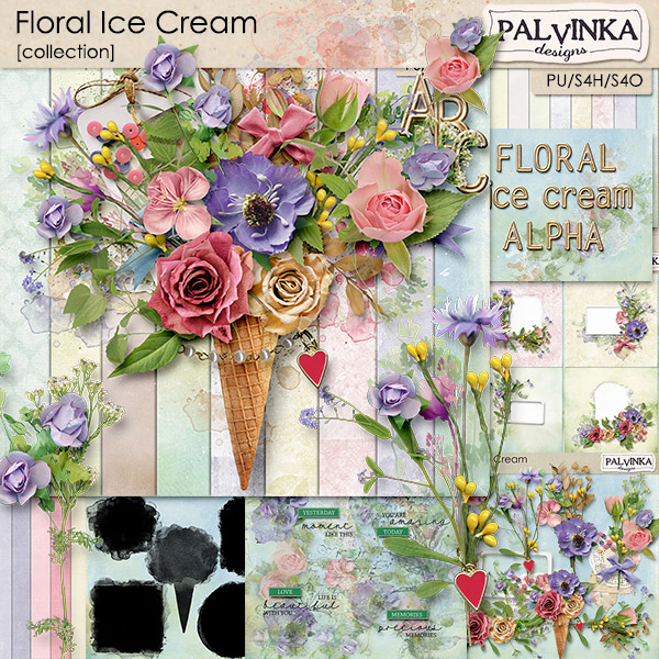 Floral Ice Cream Collection