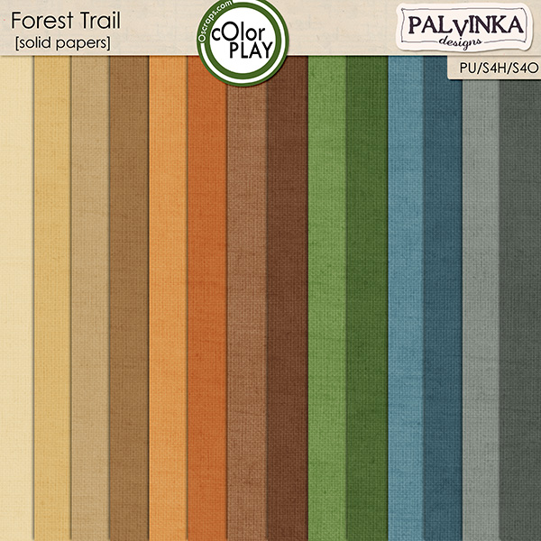 Forest Trail Solid Papers Forest Trail Solid Papers