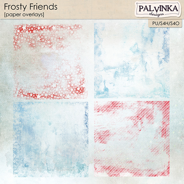 Frosty Friends Paper Overlays