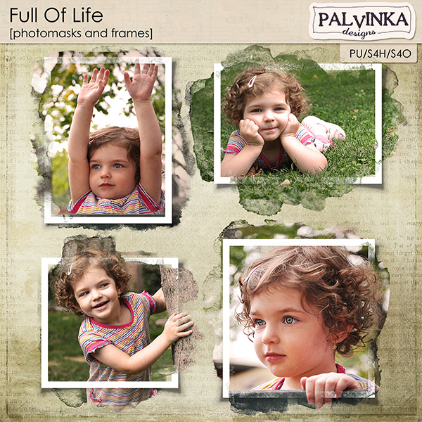 Full Of Life Photomasks and Frames