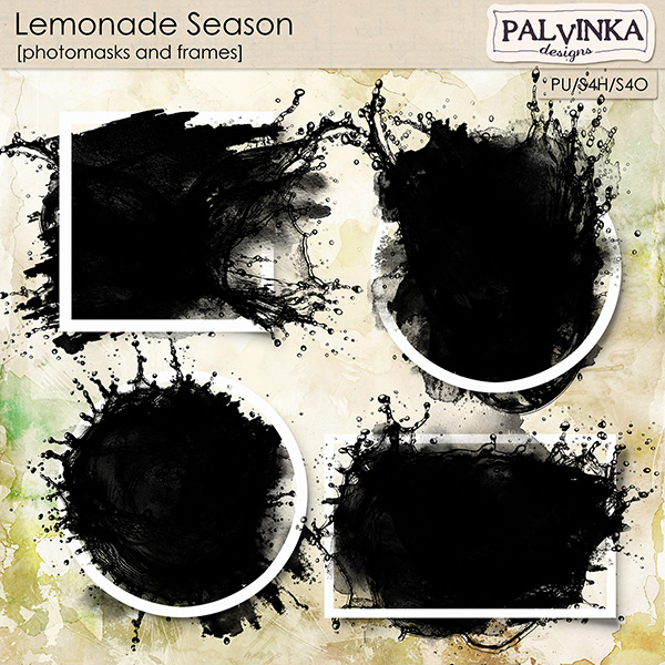 Lemonade Season Photomasks and Frames