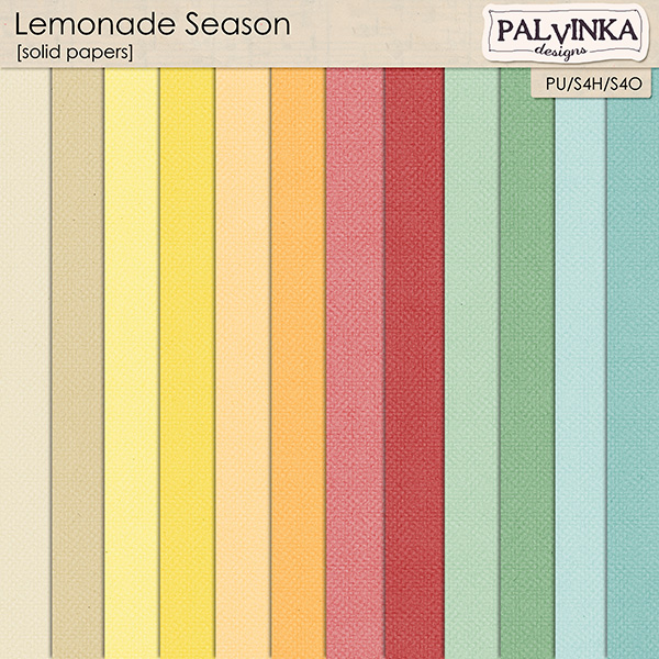 Lemonade Season Solid Papers Lemonade Season Solid Papers
