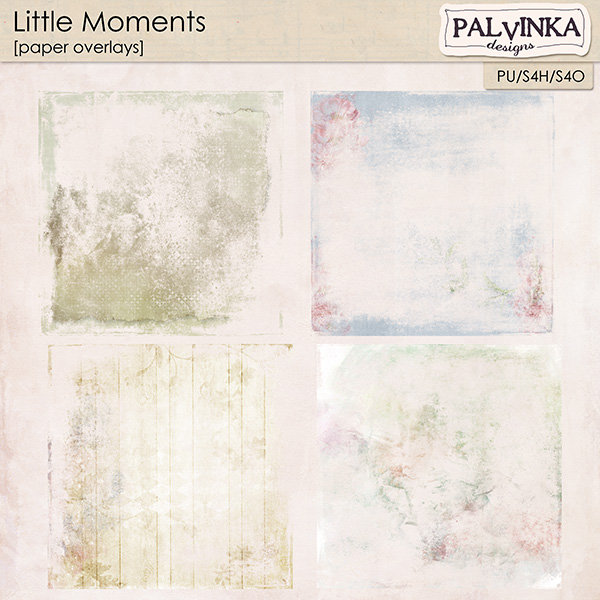 Little Moments Paper Overlays