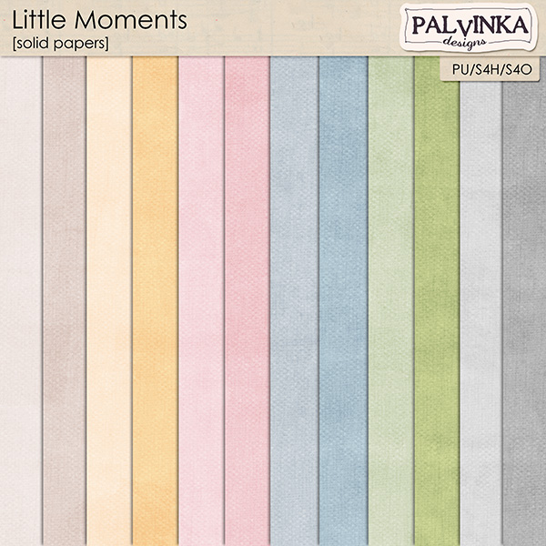 Little Moments Solid Papers 