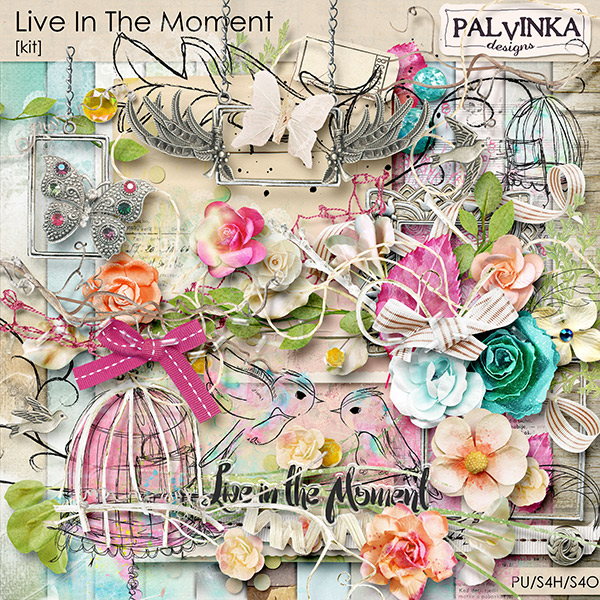 Live In The Moment Kit and Alpha