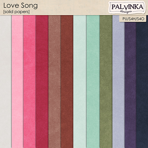 Love Song Solid Papers