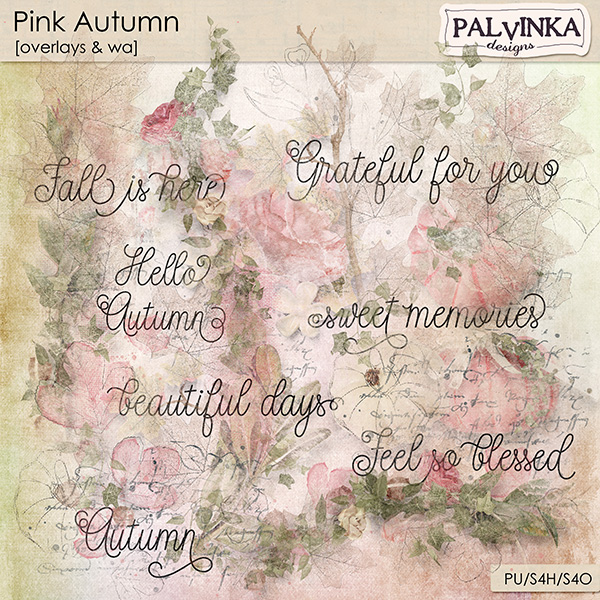 Pink Autumn Overlays and WA