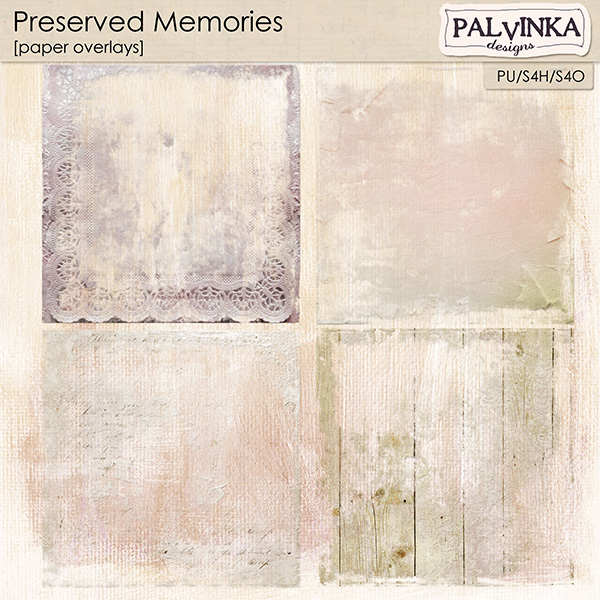 Preserved Memories Paper Overlays