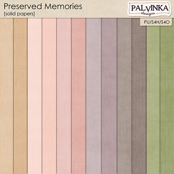 Preserved Memories Solid Papers 