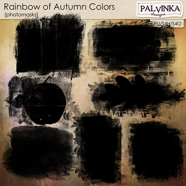 Rainbow of Autumn Colors Photomasks