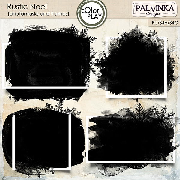 Rustic Noel Photomasks and Frames
