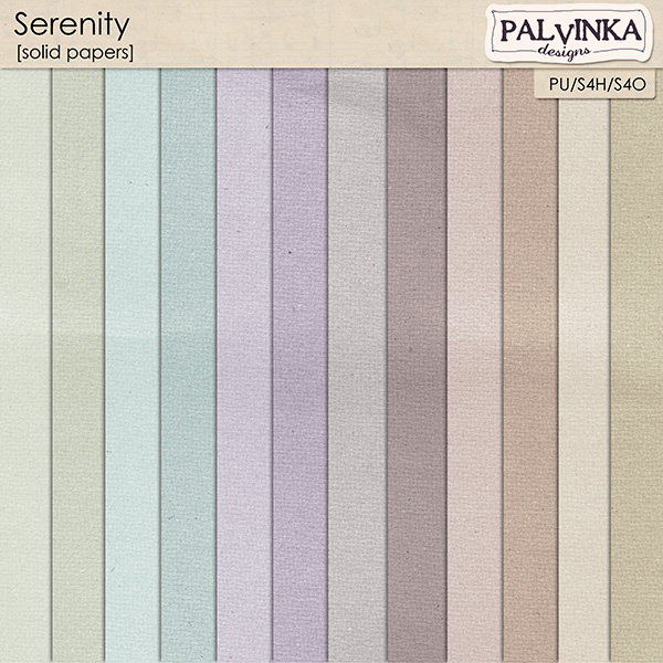 Serenity Solid Papers