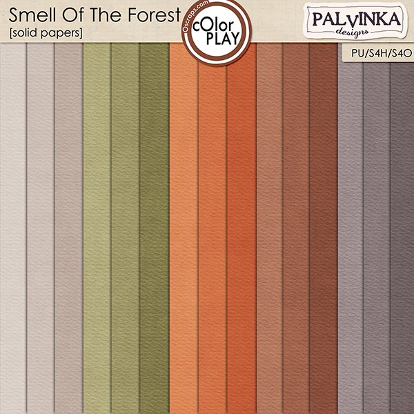 Smell Of The Forest Solid Papers