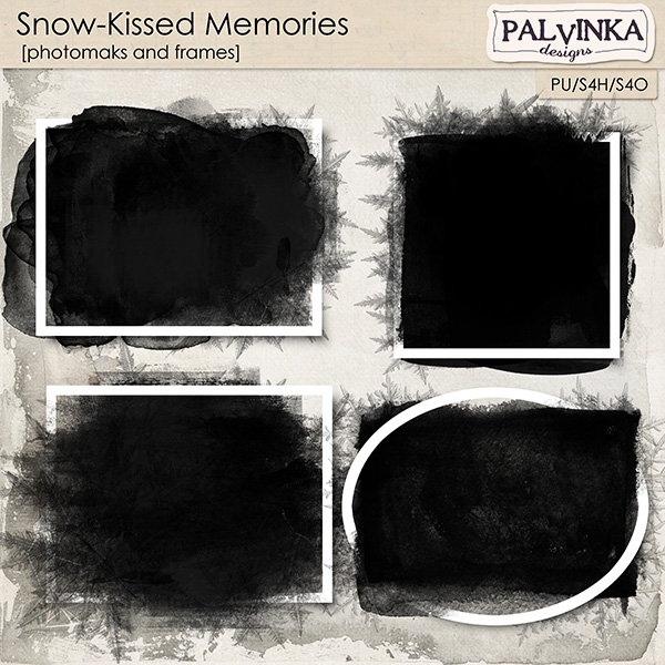 Snow-Kissed Memories Photomasks and Frames
