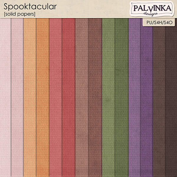 Spooktacular Solid Papers