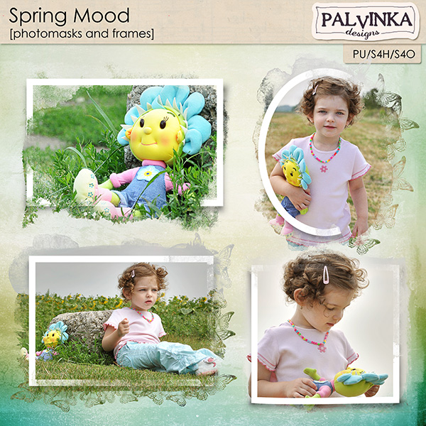 Spring Mood Photomasks and Frames