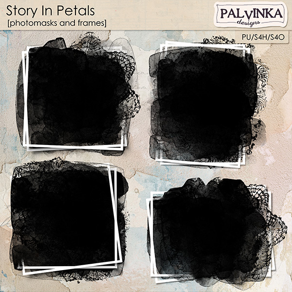 Story In Petals Photomasks and Frames