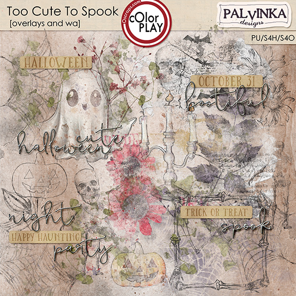 Too Cute To Spook Overlays and WA