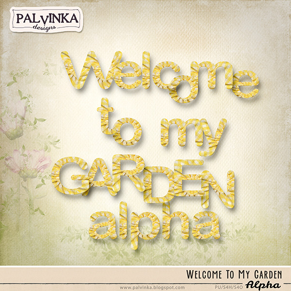 Welcome To My Garden Alpha