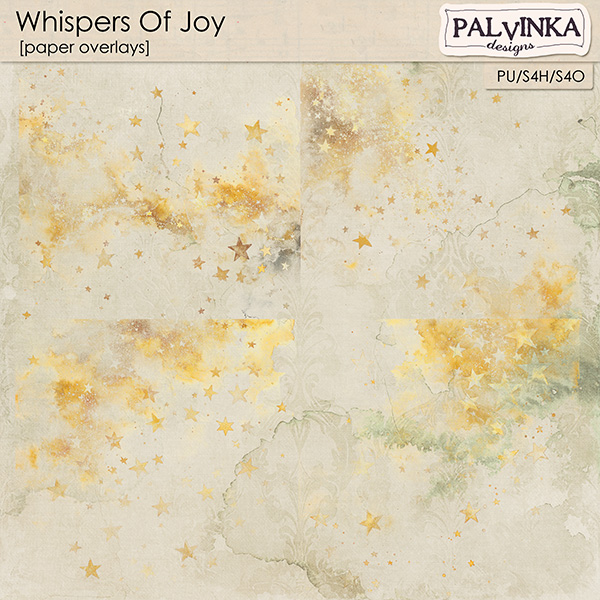 Whispers Of Joy Paper Overlays