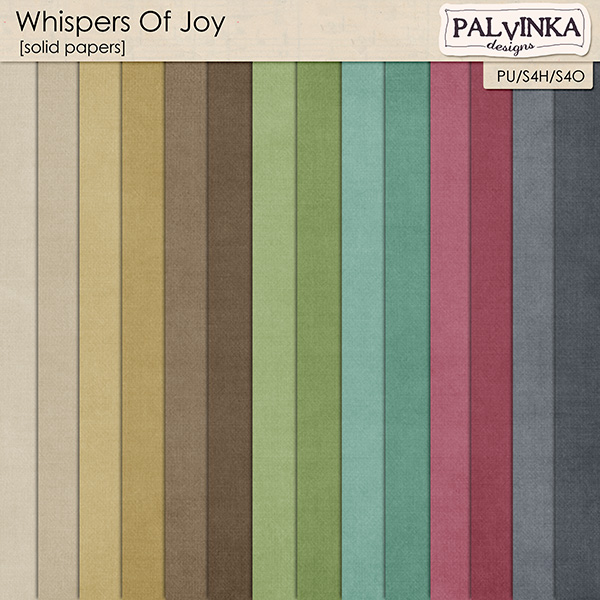 Whispers Of Joy Solid Papers