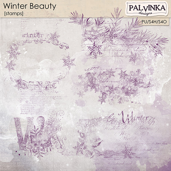 Winter Beauty Stamps