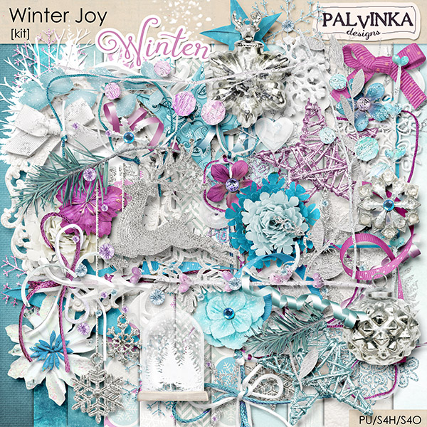 Winter Joy Kit and Alpha