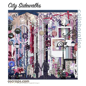 City Sidewalks - An Oscraps 2014 Collaboration
