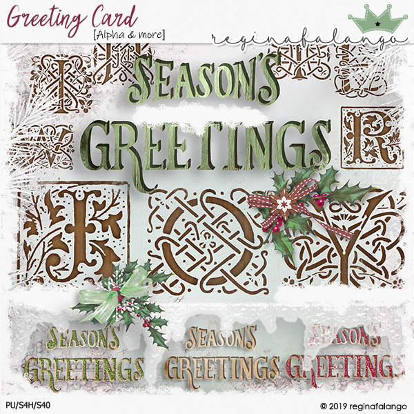 GREETING CARD ALPHA & MORE